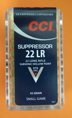 22 LR Suppressor 970fps|