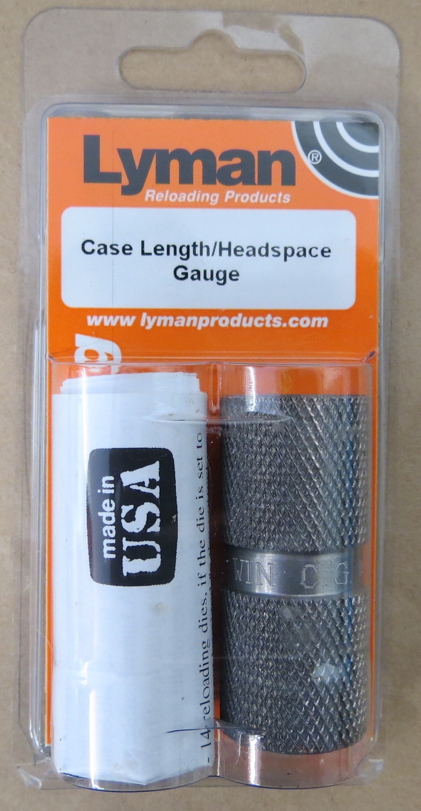 Lyman Reloading 243 Win Case Length/Headspace Gauge 