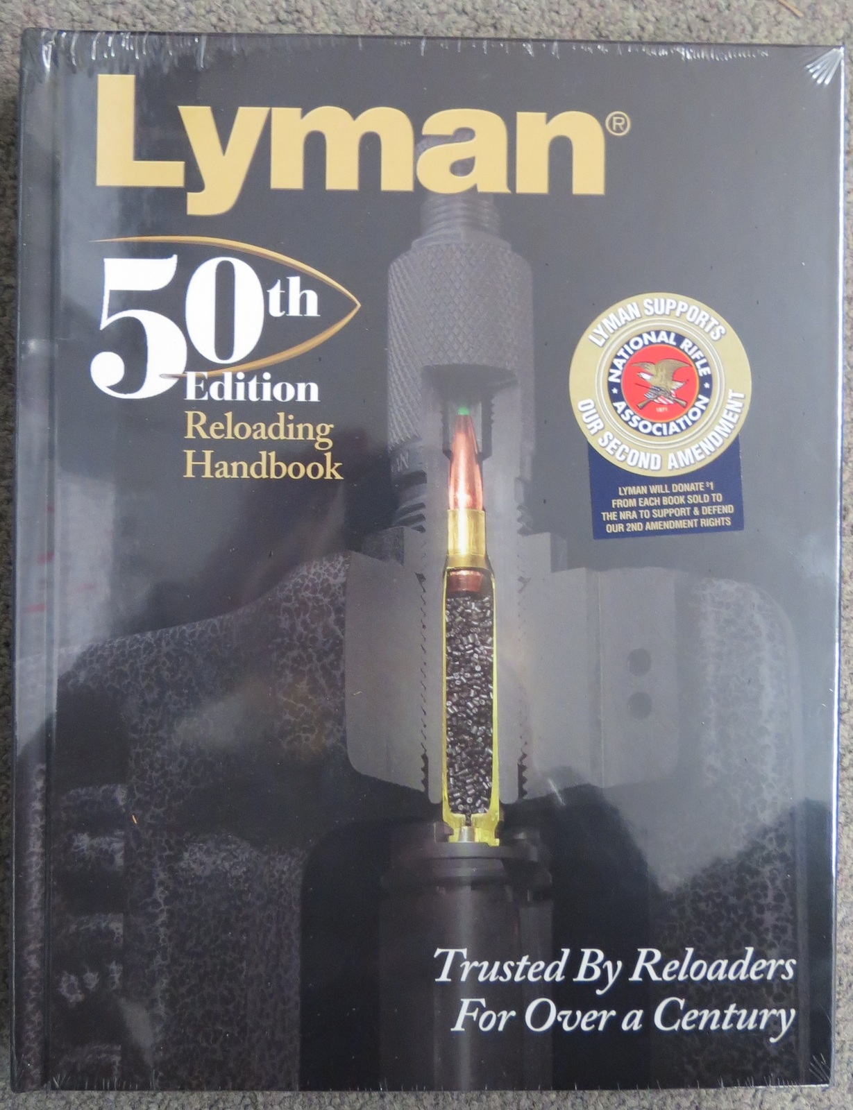 528 pages Soft Cover # 9816051  New! Lyman  50th Edition Reloading Handbook 